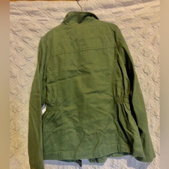 Children's Place Green Twill Jacket size 7/8 - Picture 4 of 6